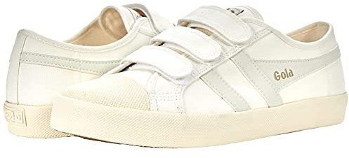 Gola Women's Coaster Velcro Off White/Navy/Red Trainers, Off White Off White, 6 UK