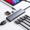 RREAKA HUB USB C iPad Pro Adattatore 9-in-1 iPad Pro M4 M2 M1 13 12,9 11 Accessorio iPad Air da con HDMI 4K, ricarica PD, lettore di schede SD/Micro SD, USB 3.0, jack per cuffie da 3.5mm, iPad mini 6