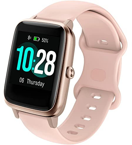 NewJourney ID205L Bracelet de rechange en silicone souple 19 mm pour montre connectée Veryfitpro ID205, ID205L, ID205U, ID205S, ID205G, ID215G, ID216, SW020, SW021, SW023, YM205L, Uwatch3 GT Ufit