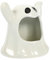 Gatuida Karneval Geister Kerzenhalter, Keramik Halloween Deko Kerzenhalter Cute Geist Statue Kerzenständer Geisterfigur Spukhaus Dekorationen Geist Teelichthalter für Osterdeko