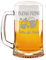 Colorfamily Boccale Birra Papà 50 cl Buona prima festa del papà cuori birra e biberon Idea regalo