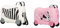 Samsonite Dream Rider - Kindergepäck, 51 cm, 28 L, Weiβ (Zebra Zeno) & Dream Rider Disney - Kindergepäck, 51 cm, 28 L, Rosa (Minnie Glitter)