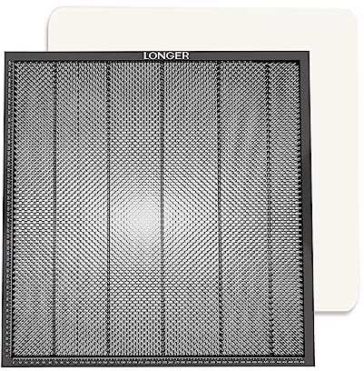 LONGER Laser Cutter Honeycomb Wabentisch, 500x500mm Waben Laser Arbeitsplatte, Arbeitstisch für Laser Cutter, für die Meisten Graviermaschinen, Gravurwerkzeug