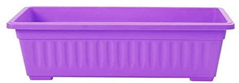 Maceta Colgante para balcón, decoración de Escritorio, Plantas en macetas, macetas para Plantar Verduras, macetas Grandes y alargadas (púrpura 59 * 20,5 * 14,5 CM)