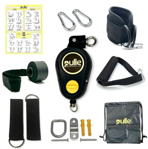 Pulle PT1 - Portable Trainer & Cable Machine, All in One Home Gym Solution, Glutes, Chest, Thighs, Shoulders, Arms, Back