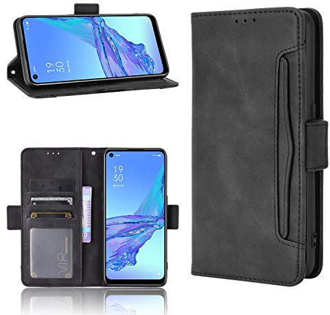 BellaCase Asus Rog Phone 8 Pro Hülle [Brieftasche] [Klammerfunktion] [Kartenfächer] [Magnetic Flip Cover] Kompatibel mit Asus Rog Phone 8 Pro Smartphone(Schwarz)