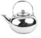 Tetera de acero inoxidable de gran capacidad de 2 litros con colador para té, café, té, utensilios de cocina (2L)