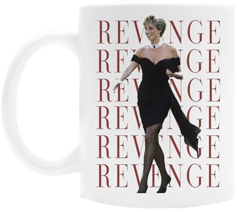 Oldrytee Princess Diana Revenge Keramikbecher Trinkbecher Weiß