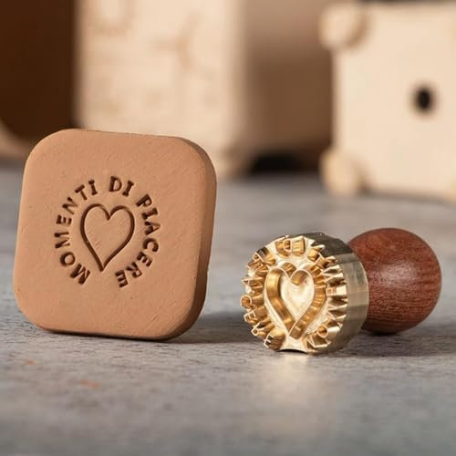 Polymer Stamp | Pottery Signature Stamp | Ceramic Logo Stamp | Custom Pottery Stamp | Brass Mold for Clay | Gift for Potters