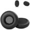 HAIZEEN Almohadillas Compatibles con PLT Blackwire C310 C320 C300 C225 C215 C315 C325 C3220 Auriculares Almohadillas de Repuesto (Cuero Proteico/Espuma de Memoria)