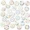 MORCART 30 Stück Magnete, Magnete für Magnettafel, lustige Kühlschrankmagnete Stark Dekorative Kühlschrank, Whiteboard, Pinnwand, Küche, Kinder und Erwachsene Geschenk (Blume)
