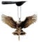 Auto innenspiegel anhänger Adler Kreuz Auto Anhänger Auto Dekorative Accessoires Innen Leiste Kreative Schmückt Ornament Auto Simulation Dekore Rückspiegel Anhänger Auto