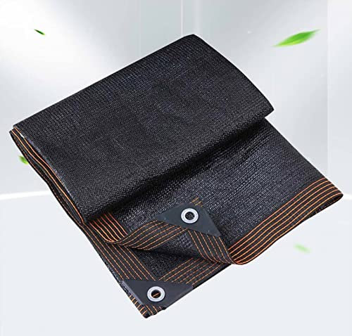 Telo ombreggiante nero per piante da giardino esterno baldacchino durevole parasole rete a vela per serra pergola 2 x 6 m