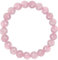 Gemstone Bracelet for Unisex - Stretch Beaded Bracelet - Healing Stone Jewelry - Lucky Charm Bracelet - Yoga Meditation Bracelet - precious stone bracelet Gift - 8mm (Rose Quartz)