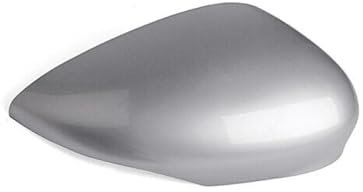 Rückspiegelkappe Für Ford Für Fiesta MK7 2008 2009 2010 2011-2017 Links/Rechts Silber Auto Seite Rückansicht Flügel Spiegel Abdeckung Kappe Auto Spiegelkappen(Rechts)