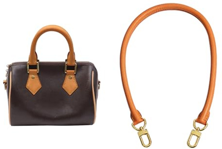 jiesinlov Vachetta Leder-Schultergurt, Ersatzriemen für Speedy 25/30 Handtaschen(Tiefes Bienenwachs)