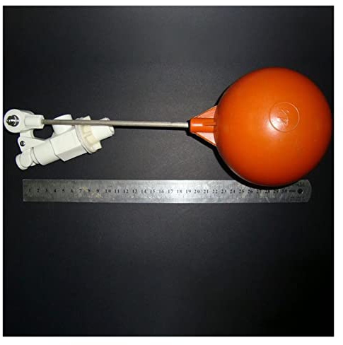 Vanne à flotteur à double valve verticale et horizontale(1-2 inch (White))