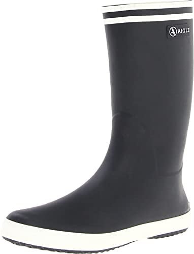 Aigle Lolly-Pop, Stivaletti da Pioggia, Unisex - Bambini e ragazzi, Blu (Marine/Bianco), 36 EU