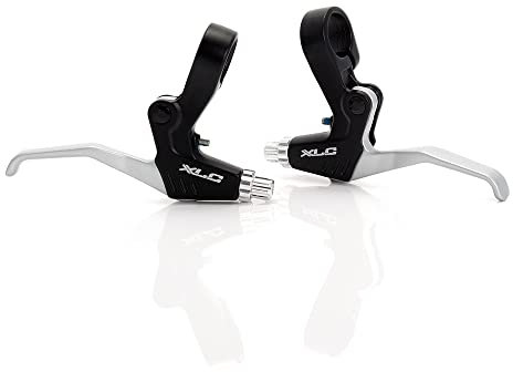 XLC Unisex – Erwachsene BL-V01 Bremshebel, schwarz/Silber, One Size