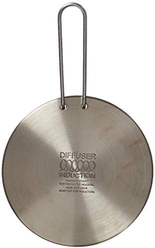 Ilsa Universal Induction HOB, Induction Adapter, 21 cm, Induction Diffuser, 16 cm, Steel, Silver
