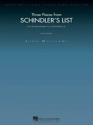 John Williams: Three Pieces From Schindler'S List (Violin/Piano) Vln B: 3 Pieces for Violin and Piano by Various (2000) Paperback