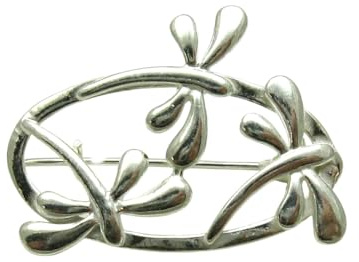 Broche de plata de ley 925 Libélula A000014