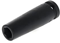 GEDORE red Vaso de impacto, Vaso, Accionamiento de 1/2 12,5 mm, Hexagonal, Ancho de llave 13 mm, Largo, Uso con máquina, Coche/vehículos, R63001316