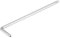 sourcing map Schlüssel Langer Arm Torx Stern Stahl Bitschlüssel L-Form vernickelt T20 de