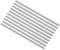 sourcing map 10pcs Round Steel Metal Rods, 3mm x 100mm High Speed Steel (HSS) Lathe Bar Stock Tool, for Shaft Gear Drill Lathes Boring Machine Turning Miniature DIY Craft, 10pcs