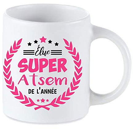 Tip Top Tshirt Mug céramique Super Atsem 350ml