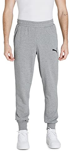PUMA Herren Jogginghose, Medium Gray Heather-Cat, S
