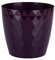 Home Garden Ornaments Violet Plant Pots Indoor 30cm Diameter – Round Plant Pot with Glossy Crystal Surface – Decorative Flower Pot – Plastic Flower Pots Outside (Ø30cm, Violet Crystal)