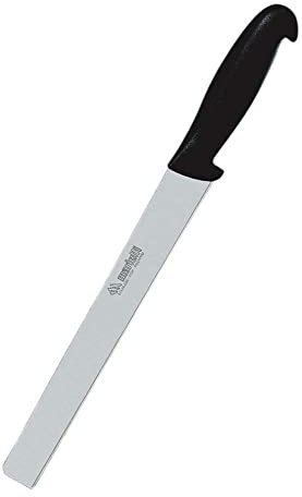 Marietti Coltelleria MRT240C62 Couteau à saucisses, manche en caoutchouc, acier inoxydable