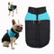 Hundemantel Hundejacke Wasser-Wind-dicht Warme für Kleine Mittlere Große Hunde Kleidung Winterjacke Baumwolle Welpen (Blau, 4XL)