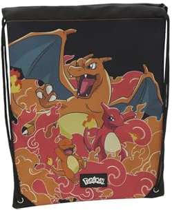 POKÉMON - Zaino Charmander con Maniglie Regolabili, Arancione (CyP Brands)