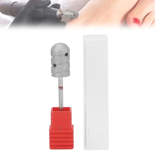 Fybida Maniküre Bohrer Edelstahl, Fußnagelbohrer, Nagelpflege | Für Nagel Drehmaschine, Hühneraugen entfernen, Hornhautentferner, professionell, für Maniküre und Pediküre