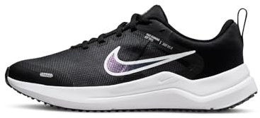 Nike Downshifter 12 Sneaker, Schwarz/Weiß-DK-Rauchgrau, 30 EU