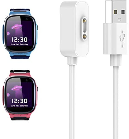 zoerbufan Magnetisches USB-Ladekabel für Xplora X5 / X4, Tragbares Ladekabel Ersatz Ladegerät Charging Kompatibel mit Xplora X5 Play (Weiß)