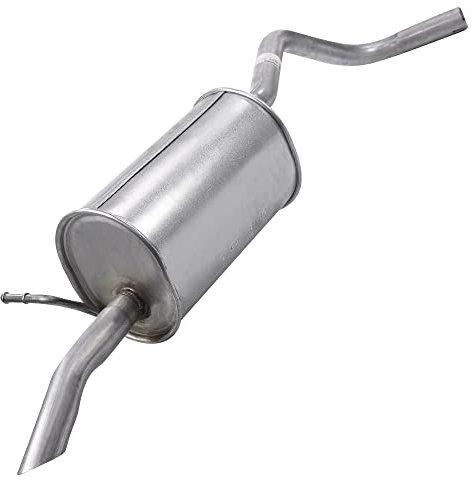 BESTPRICE 1x Endschalldämpfer Kompatibel mit VW FOX Schrägheck (5Z1, 5Z3, 5Z4)