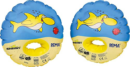 BEMA® Duo Protect Schwimmflügel Sharky, inkl. Lernkarten & virtuellem Schwimmkurs