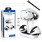 BeisDirect Magnetische Ladestation für PS VR2 Gamepad Ladestation VR2 Brille VR2 Headset Aufbewahrungsständer mit RGB Beleuchtung Ladeständer für PSVR2 und VR Zubehör
