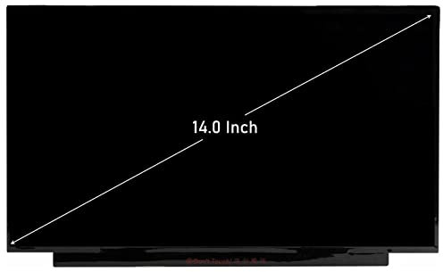 TECHNOLOGYVS 14.0 Laptop Replacement IPS Screen for HP Spare Part L14384-001 LED LCD UHD Display Monitor Panel Matte 40 Pins Connector