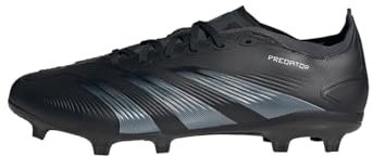 adidas Unisex Predator League Firm Ground Football Boots Fußballschuhe, Core Black/Carbon/Core Black, 36 2/3 EU