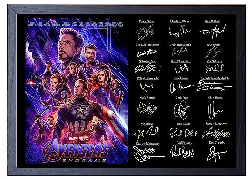 Gerahmter Kunstdruck Avengers Endgame, gerahmt, A4, 34 x 24 cm