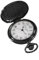 Eichmüller Quartz Savonnette Sprungdeckel Taschenuhr Schwarz mit Karabiner Kette
