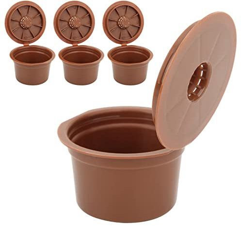 Taza de Filtro de café Reutilizable de 3 Piezas para Caffitaly, Cápsula de café Recargable Económica y Respetuosa con el Medio Ambiente, Salida Suave, Ahorre Dinero y Disfrute de