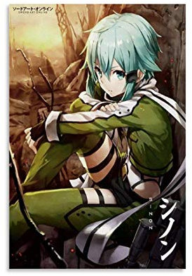 YIFANF Poster und Drucke 60 * 90cm Senza Cornice Sword Art Online SAO Sinon Anime