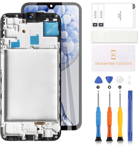 Écran LCD TFT pour Samsung Galaxy A15 4G/5G de remplacement pour Samsung A15 5G 2023 SM-A156U A156P A156W écran LCD tactile numériseur assemblage kit de réparation (noir avec cadre)