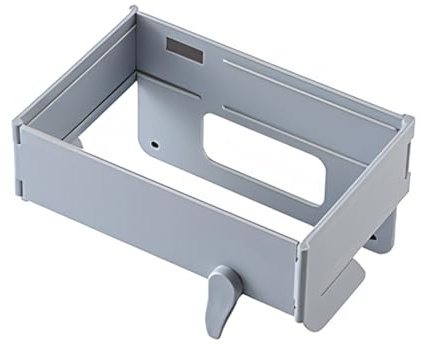 DONGKER Foldable Trash Bag Holder, Wall-Mounted Under Sink Trash Can for Kitchen Cabinets Doors Bathroom Bedroom Sink
