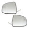 Außenspiegel Spiegelglas Für Ford Für Focus MK2 MK3 2008-2018 Türflügel Heizung Das Auto Seitenspiegelglas Toter Winkel Warnung Außenspiegel(Pair(L R))